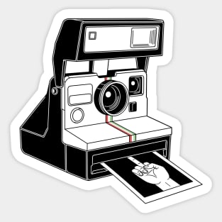 Middle Finger Shot Sticker